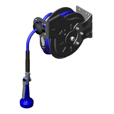 T&S Brass B-7212-08H Hose Reel System Open