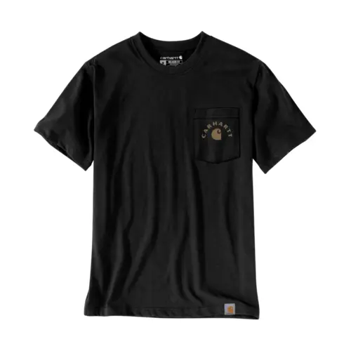 CARHARTT 107317 - Men's Irvine Relaxed Fit Work T-Shirt - Black