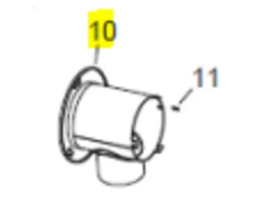 Veloci Heater Replacement Blast tube - Flame 115