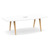 Sig. 10 Boatshape Conf. Table BLK/NO Base WHT