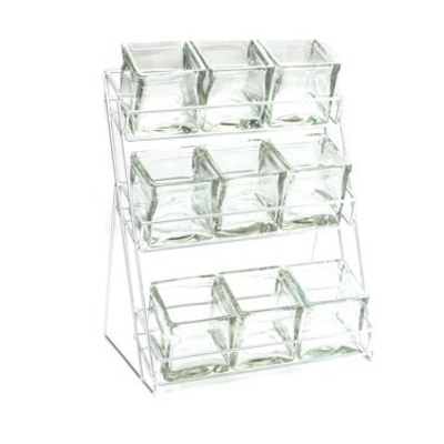 Cal-Mil 1812-39 13"W x 9-1/2"D x 17-1/2"H Jar Display