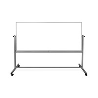 LUXOR MB9640WW 96"W x 40"H Double-Sided Magnetic Whiteboard