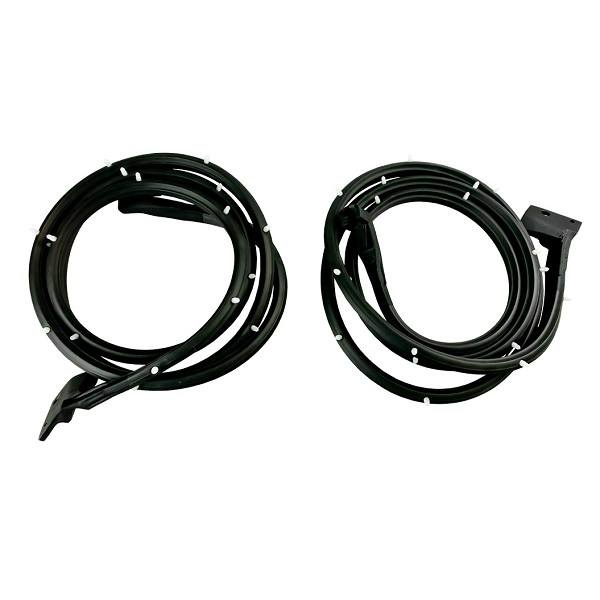 thumbnail image 2 of 1956-1957 Chevy Front Door Weatherstrip Seals With Molded Ends, 4-Door 2 of 9