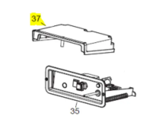 Veloci Heater Replacement Control box cover