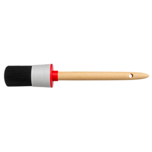 Black Bristle Round Detail Brush