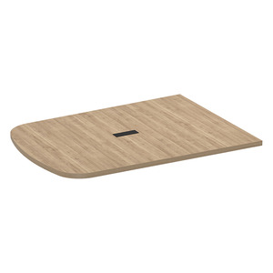 PL637THALF- 47" x 60" ARENA 1/2 TABLE TOP W/GROMMET- Aspen