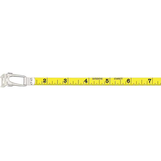 STARRETT 530CI-600 3/8'' x 50'/600'' Steel Long Tape, Closed Reel