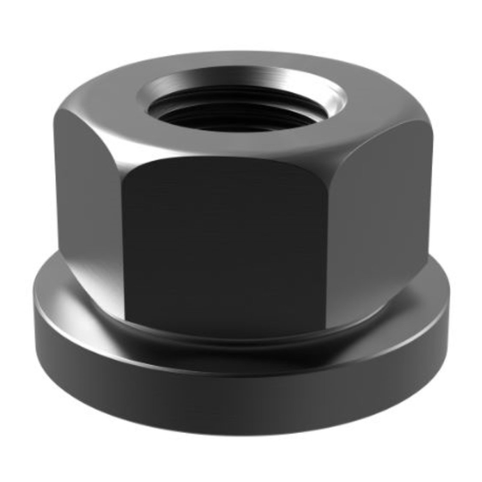 Carr Lane CL-7-FFN Flange Nut - Steel, Fine Thread