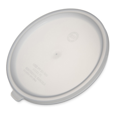 Carlisle White Polyethylene Lid for 2-3-1/2 qt Bains Marie