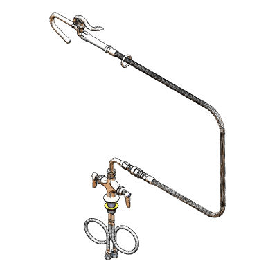T&S Brass B-0300-PF Pantry Faucet Double