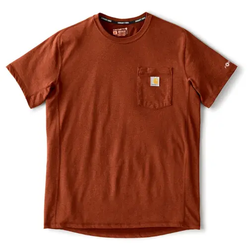 CARHARTT 106652 - Force® Relaxed Fit Midweight Short-Sleeve Pocket T-Shirt - Homestead Red Heather