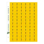 Helmet ID Adhesive Sticker Sheets
