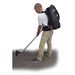 Minuteman BPV Pro backpack vacuum in use on carpet