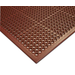 Notrax T30S0035RD 3" x 5" Red Greaseproof Non-Slip Mat