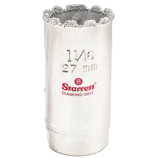 STARRETT KD0116-N 1-1/16'' (27mm) Diamond Grit Hole Saw