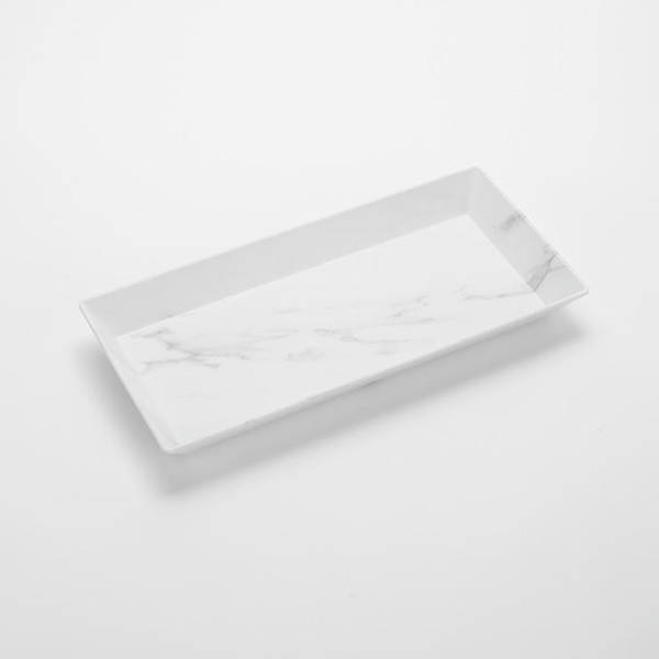 White Marble Melamine Platters