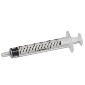 Syringe LL 3cc 100/Box Covidien 1180300777