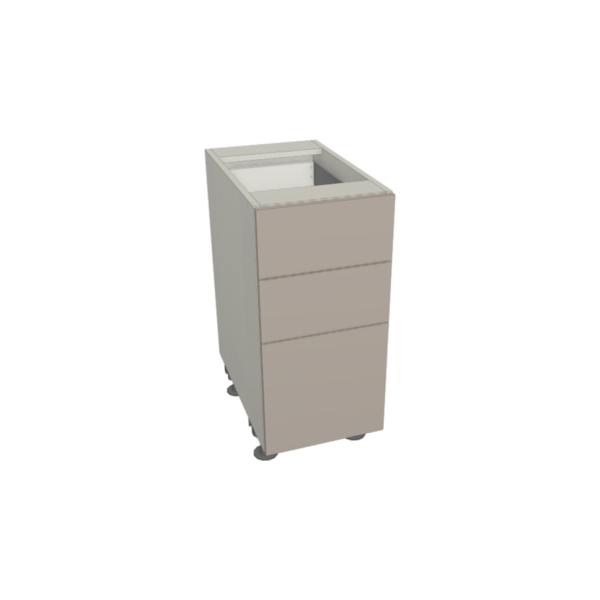 Capri Base 3 Drawers 15" x 34.5" x 23.75"