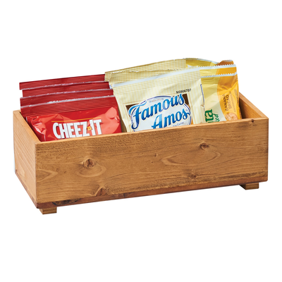 Cal-Mil 3682-125-99 12"W x 5"D x 3-1/4"H Madera Stacking Box