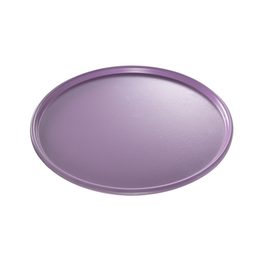 Chicago Metallic 69100 10" Dia. X 3/8"H Allergen Management Thin Crust Pizza Pan
