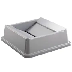 RUBBERMAID HANDS-FREE TRASH CAN LID 35 GALLON GRAY  RUB137LGR  1/EA