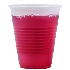 14 OZ TRANSLUCENT PLASTIC RIBBED COLD CUP, 1000/CS   RK14
