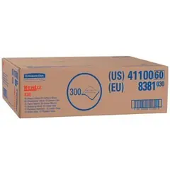 41100 KC WYPALL X70 WHITE WIPERS, 14.9 X 16.6", 300 SHEETS/CASE