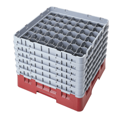 Cambro 49S1114151 Camrack Glass Rack with 6 Extenders