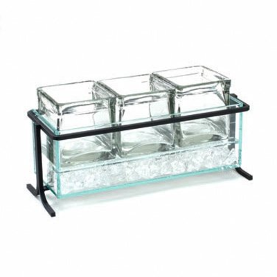 Cal-Mil 1806-5-13 13-1/2"W x 5-1/2"D x 7"H Jar Caddy