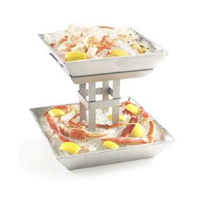 Cal-Mil 1563-2 12-3/4"W x 12-3/4"D x 11-1/2"H Mission Ice Display