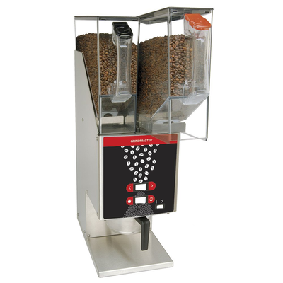 Grindmaster-Cecilware 250RH-2 Adjustable Grind Settings (0.25Oz/7G To 18 Oz/510.3G Grind Range) (2) Portions & (2) 5.5 Lbs Removable Hoppers Automatic Operation GRINDMASTER 250 Series Food Service Coffee Grinder