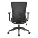 69021- FLINT LITE MID BACK CHAIR - Black