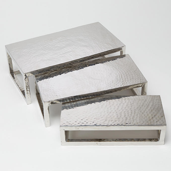 Hammered Frame Riser Set