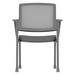 88714 - DAISY GUEST CHAIR- GRAY AND CHARCOAL