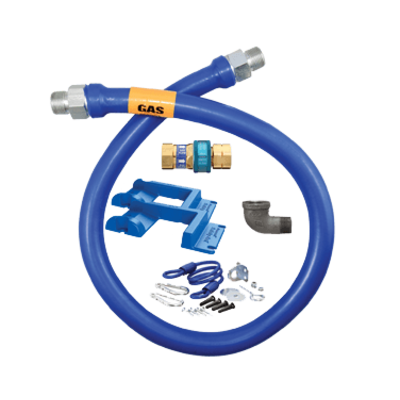 Dormont Manufacturing 1675BPQR48BXPS Dormont Blue Hose Moveable Gas Connector 3/4" Dia.