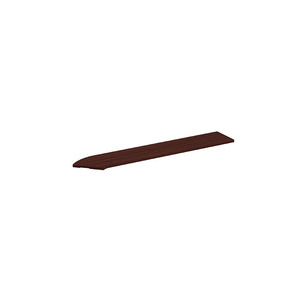 PBTC66R 66" CORNER TRANSACTION TOP RIGHT - Mahogany
