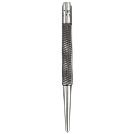 STARRETT 117C Center Punch 4"L, 1/8" Point Diameter