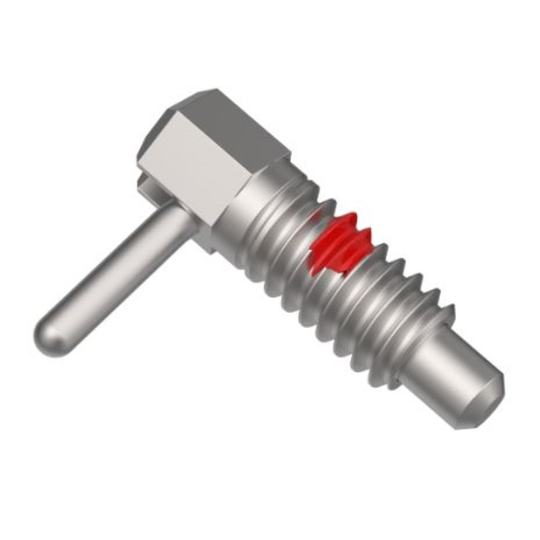 Carr Lane CL-80-LHRP Hand-Retractable Plunger, L-Handle, Short Stroke (Locking Type) - Steel