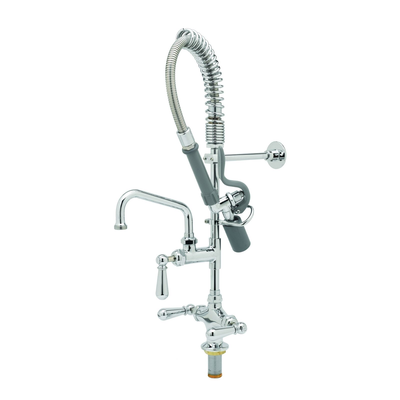 T&S Brass MPY-2DCN-06 Mini Pre-Rinse Unit Single Hole Deck Base Faucet