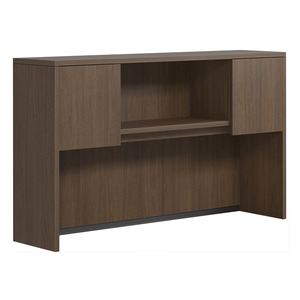 CLAHU3001- Hutch with 2 Laminate Doors- Modern Walnut