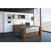 PLTHATEP30MOD72  Deluxe Electric Height Adjustable Laminate Desk 72" - MODERN WALNUT AND SILVER