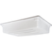 Carlisle 1064102 18" x 26" x 6" White Food Storage Box