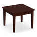 PL220 24X24 END TABLE- MAHOGANY