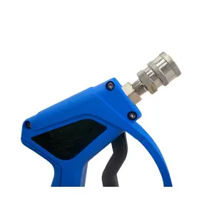 MTM Hydro SGS28 Blue Spray Gun, 4000 PSI, 12 GPM, Live Swivel, SS QC Fittings