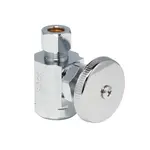 thumbnail image 2 of SPS 10-Pack 1/4 Turn Straight Stop Valve – 3/8" OD Compression X 1/2" CPVC, Lead-Free Brass 2 of 3