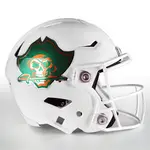 Chrome Finish Football Helmet Decals