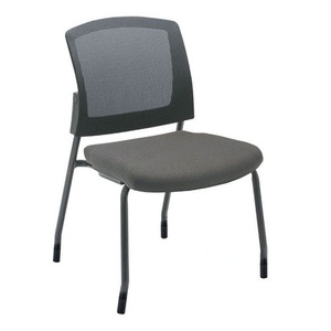 3129 GUEST CHAIR- BLACK FABRIC