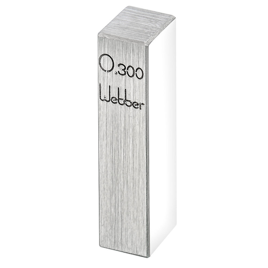 STARRETT RS .300 A1 Rect. Steel Gage Block - .300 In., Grade A1