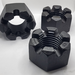 4" - 4 HEAVY HEX SLOTTED NUT MEDIUM CARBON STEEL HRC 32 MAX PLAIN