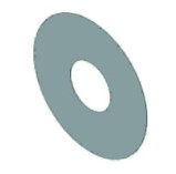 1.021" X 2.9" X 0.012" SHIM WASHER HR LOW CARBON STEEL PLAIN PER PRINT